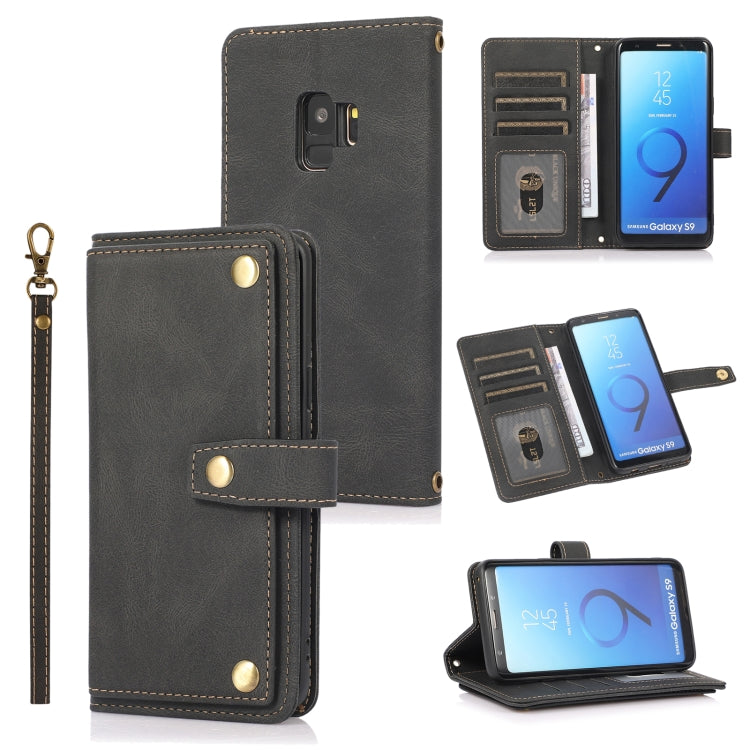 PU + TPU Horizontal Flip Leather Case with Holder & Card Slot & Wallet & Lanyard, For Samsung Galaxy A50 / A30s / A50s, For Samsung Galaxy S8, For Samsung Galaxy S9, For Samsung Galaxy S9+