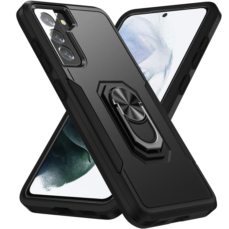 Pioneer Armor Heavy Duty PC + TPU Shockproof Case with Holder, For Samsung Galay S21 5G, For Samsung Galay S21+ 5G, For Samsung Galay S21 Ultra 5G, For Samsung Galay S21 FE, For Samsung Galay A32 5G, For Samsung Galay A32 4G