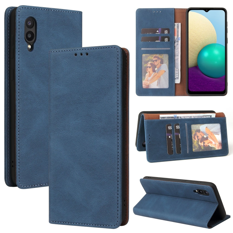 Simple Suction Closure Horizontal Flip Leather Case with Holder & Card Slot & Wallet, For Samsung Galaxy A01 EU Version, For Samsung Galaxy A02, For Samsung Galaxy A02s, For Samsung Galaxy A11 EU Version, For Samsung Galaxy A11 US Version              ...