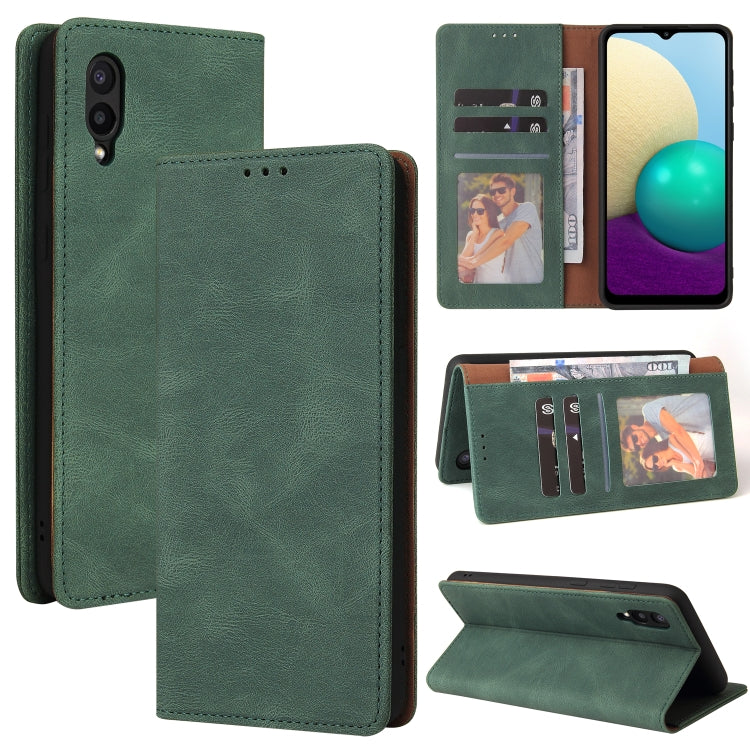 Simple Suction Closure Horizontal Flip Leather Case with Holder & Card Slot & Wallet, For Samsung Galaxy A01 EU Version, For Samsung Galaxy A02, For Samsung Galaxy A02s, For Samsung Galaxy A11 EU Version, For Samsung Galaxy A11 US Version              ...