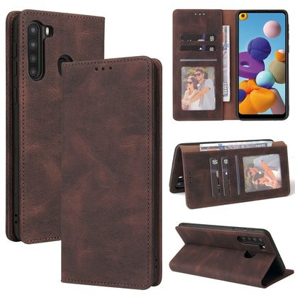 Simple Suction Closure Horizontal Flip Leather Case with Holder & Card Slot & Wallet, For Samsung Galaxy A01 EU Version, For Samsung Galaxy A02, For Samsung Galaxy A02s, For Samsung Galaxy A11 EU Version, For Samsung Galaxy A11 US Version              ...