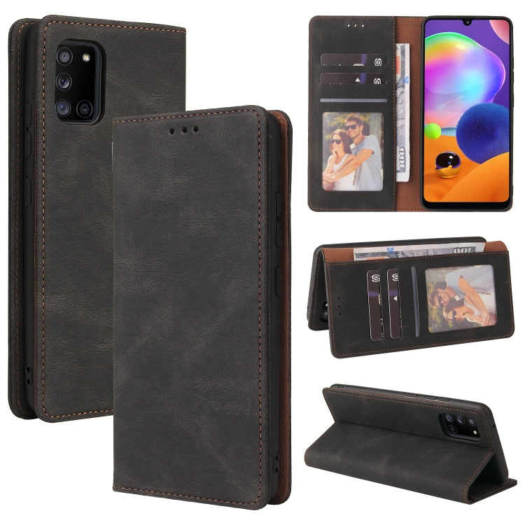 Simple Suction Closure Horizontal Flip Leather Case with Holder & Card Slot & Wallet, For Samsung Galaxy A01 EU Version, For Samsung Galaxy A02, For Samsung Galaxy A02s, For Samsung Galaxy A11 EU Version, For Samsung Galaxy A11 US Version              ...