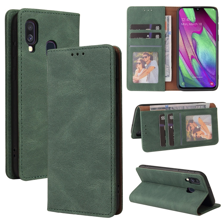 Simple Suction Closure Horizontal Flip Leather Case with Holder & Card Slot & Wallet, For Samsung Galaxy A40, For Samsung Galaxy A42 5G, For Samsung Galaxy A50, For Samsung Galaxy A51, For Samsung Galaxy A51 5G, For Samsung Galaxy A52 5G / 4G          ...