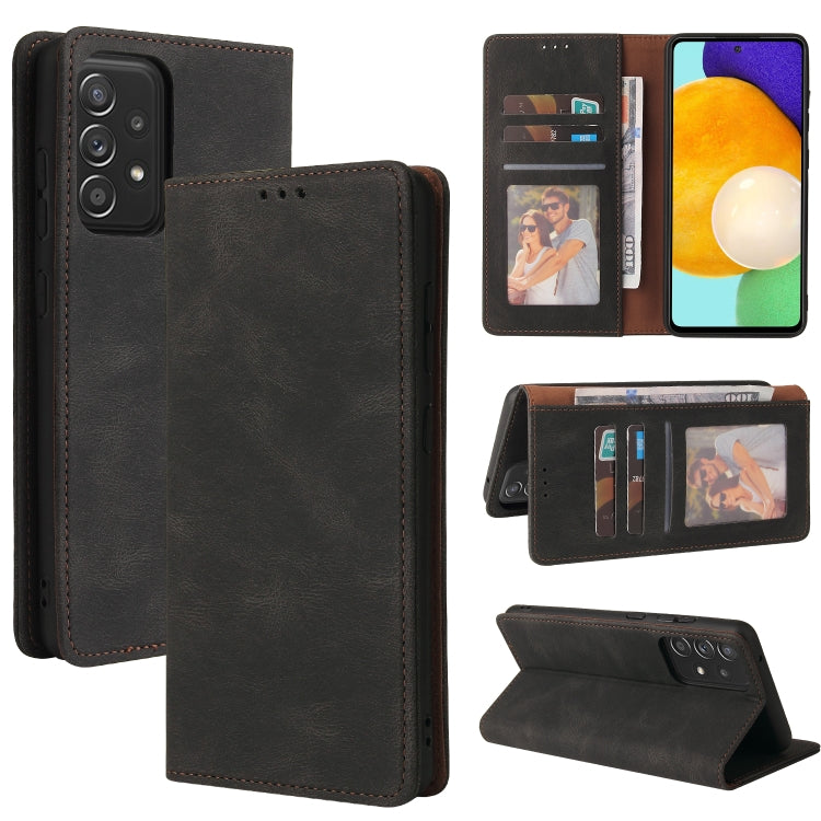 Simple Suction Closure Horizontal Flip Leather Case with Holder & Card Slot & Wallet, For Samsung Galaxy A40, For Samsung Galaxy A42 5G, For Samsung Galaxy A50, For Samsung Galaxy A51, For Samsung Galaxy A51 5G, For Samsung Galaxy A52 5G / 4G          ...