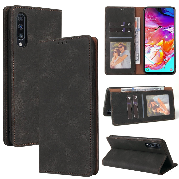 Simple Suction Closure Horizontal Flip Leather Case with Holder & Card Slot & Wallet, For Samsung Galaxy A40, For Samsung Galaxy A42 5G, For Samsung Galaxy A50, For Samsung Galaxy A51, For Samsung Galaxy A51 5G, For Samsung Galaxy A52 5G / 4G          ...