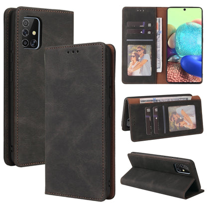 Simple Suction Closure Horizontal Flip Leather Case with Holder & Card Slot & Wallet, For Samsung Galaxy A40, For Samsung Galaxy A42 5G, For Samsung Galaxy A50, For Samsung Galaxy A51, For Samsung Galaxy A51 5G, For Samsung Galaxy A52 5G / 4G          ...