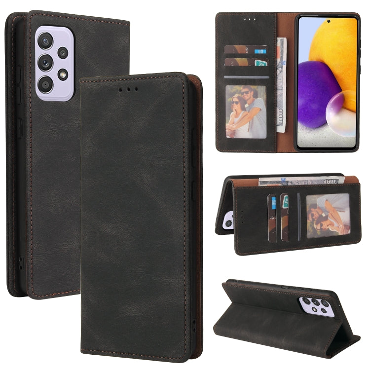 Simple Suction Closure Horizontal Flip Leather Case with Holder & Card Slot & Wallet, For Samsung Galaxy A40, For Samsung Galaxy A42 5G, For Samsung Galaxy A50, For Samsung Galaxy A51, For Samsung Galaxy A51 5G, For Samsung Galaxy A52 5G / 4G          ...