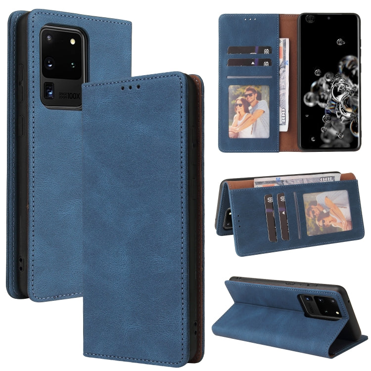 Simple Suction Closure Horizontal Flip Leather Case with Holder & Card Slot & Wallet, For Samsung Galaxy Note10, For Samsung Galaxy Note20 Ultra, For Samsung Galaxy S20 Ultra, For Samsung Galaxy S21 5G, For Samsung Galaxy S21 FE 5G                     ...