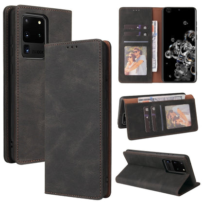 Simple Suction Closure Horizontal Flip Leather Case with Holder & Card Slot & Wallet, For Samsung Galaxy Note10, For Samsung Galaxy Note20 Ultra, For Samsung Galaxy S20 Ultra, For Samsung Galaxy S21 5G, For Samsung Galaxy S21 FE 5G                     ...