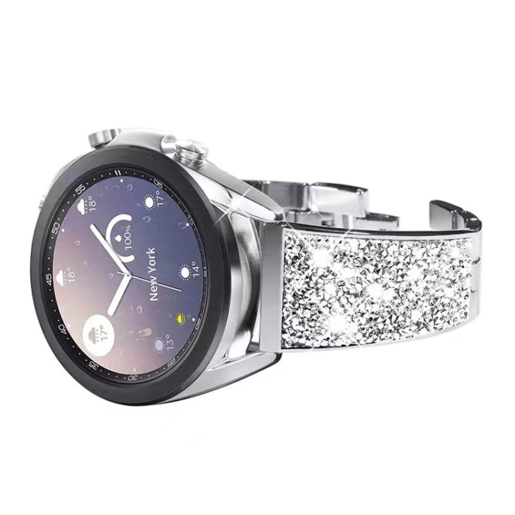22mm Universal Stainless Steel Metal Replacement Watchband, For Xiaomi Haylou RS3 / Suunto 9 Peak