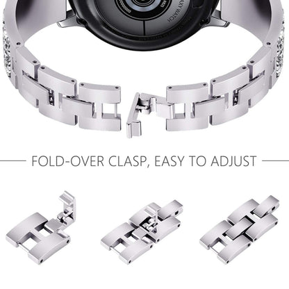 22mm Universal Stainless Steel Metal Replacement Watchband, For Xiaomi Haylou RS3 / Suunto 9 Peak