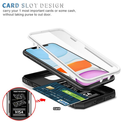 Sliding Camera Cover Design TPU + PC Protective Case with 360 Degree Rotating Holder & Card Slot, For iPhone 12 mini, For iPhone 12 / 12 Pro, For iPhone 12 Pro Max, For iPhone 11, For iPhone 11 Pro, For iPhone 11 Pro Max