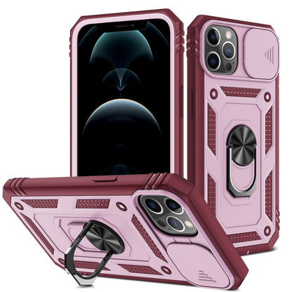 Sliding Camera Cover Design TPU + PC Protective Case with 360 Degree Rotating Holder & Card Slot, For iPhone 12 mini, For iPhone 12 / 12 Pro, For iPhone 12 Pro Max, For iPhone 11, For iPhone 11 Pro, For iPhone 11 Pro Max