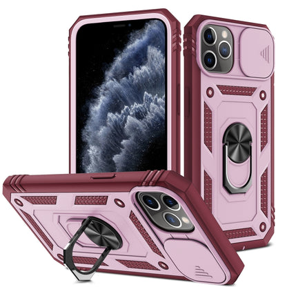 Sliding Camera Cover Design TPU + PC Protective Case with 360 Degree Rotating Holder & Card Slot, For iPhone 12 mini, For iPhone 12 / 12 Pro, For iPhone 12 Pro Max, For iPhone 11, For iPhone 11 Pro, For iPhone 11 Pro Max