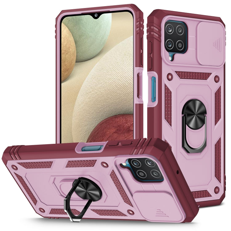 Sliding Camera Cover Design TPU + PC Protective Case with 360 Degree Rotating Holder & Card Slot, For Samsung Galaxy A12, For Samsung Galaxy A32 5G, For Samsung Galaxy A52, For Samsung Galaxy S20 FE, For Samsung Galaxy S21 5G, For Samsung Galaxy S21+ 5...