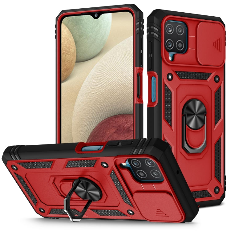 Sliding Camera Cover Design TPU + PC Protective Case with 360 Degree Rotating Holder & Card Slot, For Samsung Galaxy A12, For Samsung Galaxy A32 5G, For Samsung Galaxy A52, For Samsung Galaxy S20 FE, For Samsung Galaxy S21 5G, For Samsung Galaxy S21+ 5...