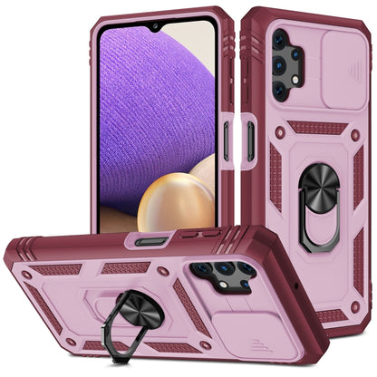 Sliding Camera Cover Design TPU + PC Protective Case with 360 Degree Rotating Holder & Card Slot, For Samsung Galaxy A12, For Samsung Galaxy A32 5G, For Samsung Galaxy A52, For Samsung Galaxy S20 FE, For Samsung Galaxy S21 5G, For Samsung Galaxy S21+ 5...