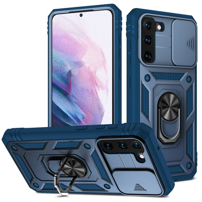 Sliding Camera Cover Design TPU + PC Protective Case with 360 Degree Rotating Holder & Card Slot, For Samsung Galaxy A12, For Samsung Galaxy A32 5G, For Samsung Galaxy A52, For Samsung Galaxy S20 FE, For Samsung Galaxy S21 5G, For Samsung Galaxy S21+ 5...