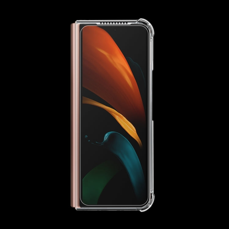 Shock-resistant Transparent Acrylic TPU Protective Case, For Samsung Galaxy Z Fold2 5G