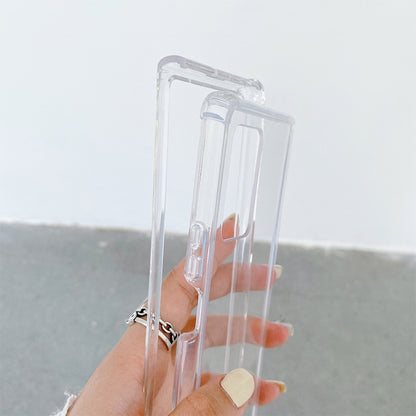 Shock-resistant Transparent Acrylic TPU Protective Case, For Samsung Galaxy Z Fold2 5G
