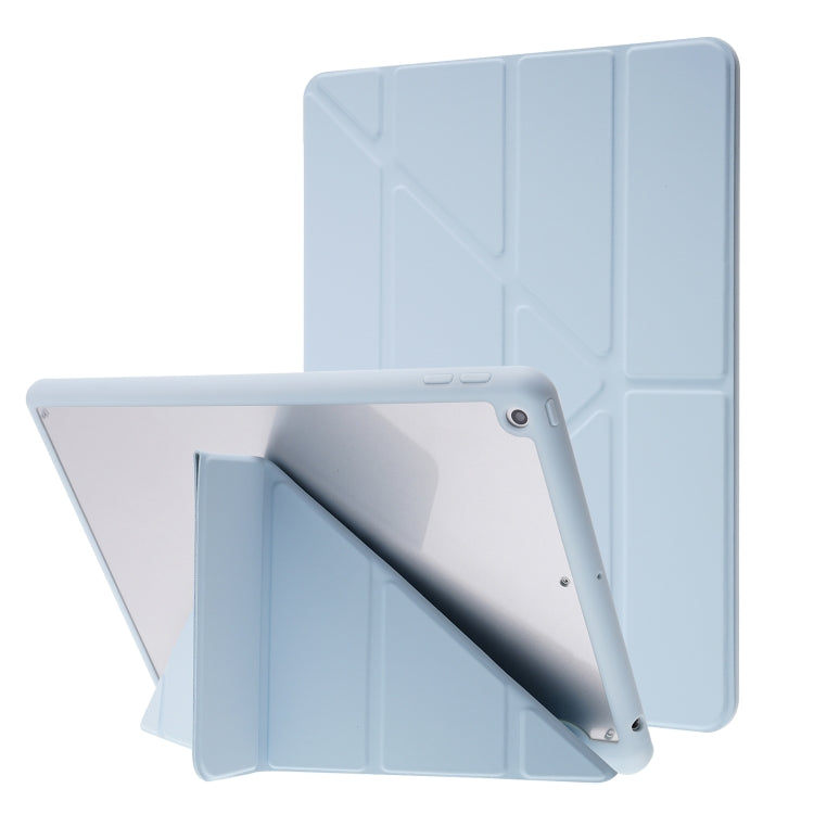 Deformation Transparent Acrylic Horizontal Flip PU Leather Case with Multi-folding Holder & Sleep / Wake-up Function & Pen Slot, For iPad Pro 11.0 2021 / 2020 / 2018, For iPad Air 2022 / 2020 10.9, For iPad 9.7 2017 / 2018 / Pro 9.7                    ...