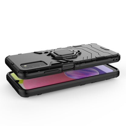 PC + TPU Shockproof Protective Case with Magnetic Ring Holder, For Samsung Galaxy A03s Indian Version