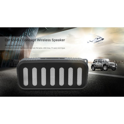 NewRixing NR-2013 TWS Car Exhaust Duct-shaped Bluetooth Speaker