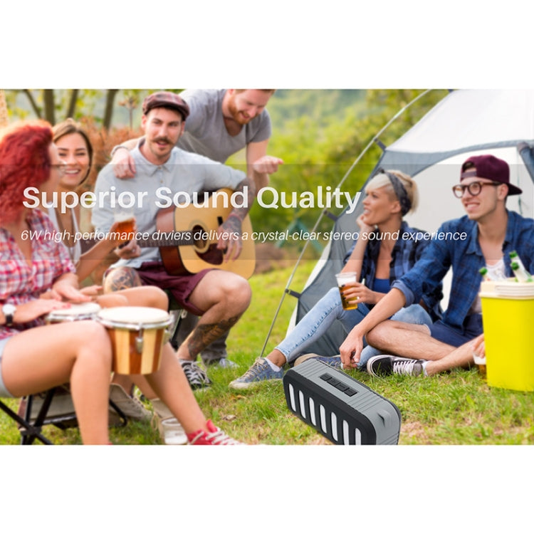 NewRixing NR-2013 TWS Car Exhaust Duct-shaped Bluetooth Speaker