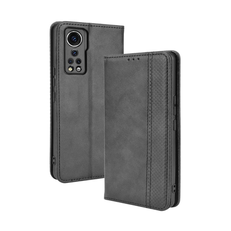 Magnetic Buckle Retro Pattern Horizontal Flip Leather Case with Holder & Card Slot & Wallet, For Samsung Galaxy Z Fold3 5G, For Sony Xperia 10 III, For Xiaomi Mi Mix 4, For Xiaomi Redmi 10, For UMIDIGI Bison Pro, For ZTE Axon 30 5G