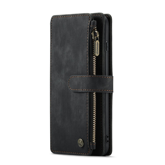 CaseMe-C30 PU + TPU Multifunctional Horizontal Flip Leather Case with Holder & Card Slot & Wallet & Zipper Pocket, For iPhone 8 Plus & 7 Plus & 6 Plus, For iPhone SE 2022 / SE 2020 / 8 / 7 / 6, For iPhone 11, For iPhone 11 Pro, For iPhone 11 Pro Max   ...