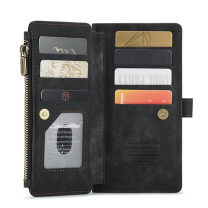 CaseMe-C30 PU + TPU Multifunctional Horizontal Flip Leather Case with Holder & Card Slot & Wallet & Zipper Pocket, For iPhone 8 Plus & 7 Plus & 6 Plus, For iPhone SE 2022 / SE 2020 / 8 / 7 / 6, For iPhone 11, For iPhone 11 Pro, For iPhone 11 Pro Max   ...