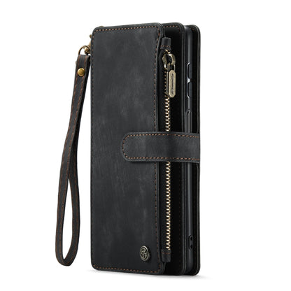 CaseMe-C30 PU + TPU Multifunctional Horizontal Flip Leather Case with Holder & Card Slot & Wallet & Zipper Pocket, For Samsung Galaxy A12, For Samsung Galaxy A52 5G / 4G, For Samsung Galaxy Note10+, For Samsung Galaxy Note20 Ultra, For Samsung Galaxy S...