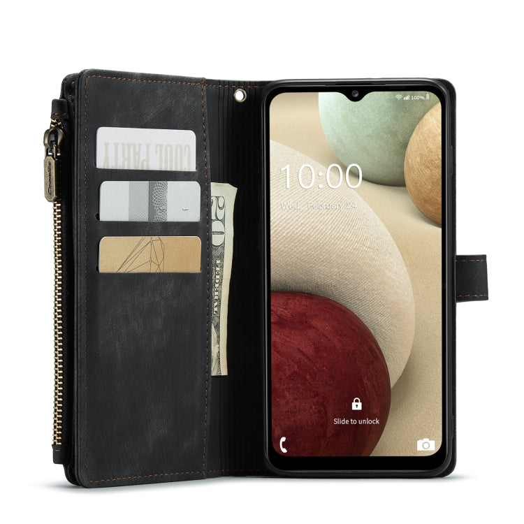 CaseMe-C30 PU + TPU Multifunctional Horizontal Flip Leather Case with Holder & Card Slot & Wallet & Zipper Pocket, For Samsung Galaxy A12, For Samsung Galaxy A52 5G / 4G, For Samsung Galaxy Note10+, For Samsung Galaxy Note20 Ultra, For Samsung Galaxy S...