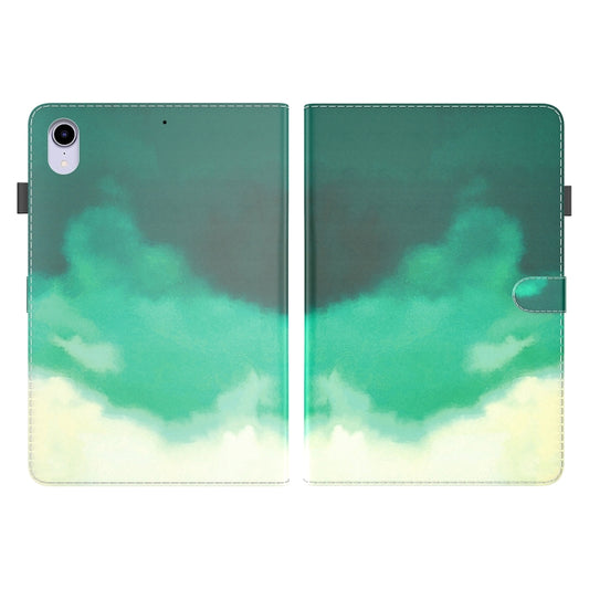 Watercolor Pattern Skin Feel Magnetic Horizontal Flip PU Leather Case with Holder & Card Slots & Photo Frame & Sleep / Wake-up Function, For iPad mini 2024 / mini 6, For iPad Pro 12.9 2022 / 2021 / 2020, For iPad Pro 11 2022 / 2021&2018 / Air 4 (2020) ...