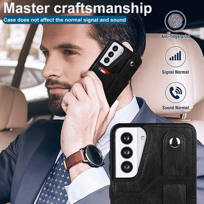 Crazy Horse Texture Shockproof TPU + PU Leather Case with Card Slot & Wrist Strap Holder, For Samsung Galaxy S21 5G, For Samsung Galaxy S21+ 5G, For Samsung Galaxy S21 Ultra 5G, For Samsung Galaxy S21 FE, For Samsung Galaxy S20, For Samsung Galaxy S20+