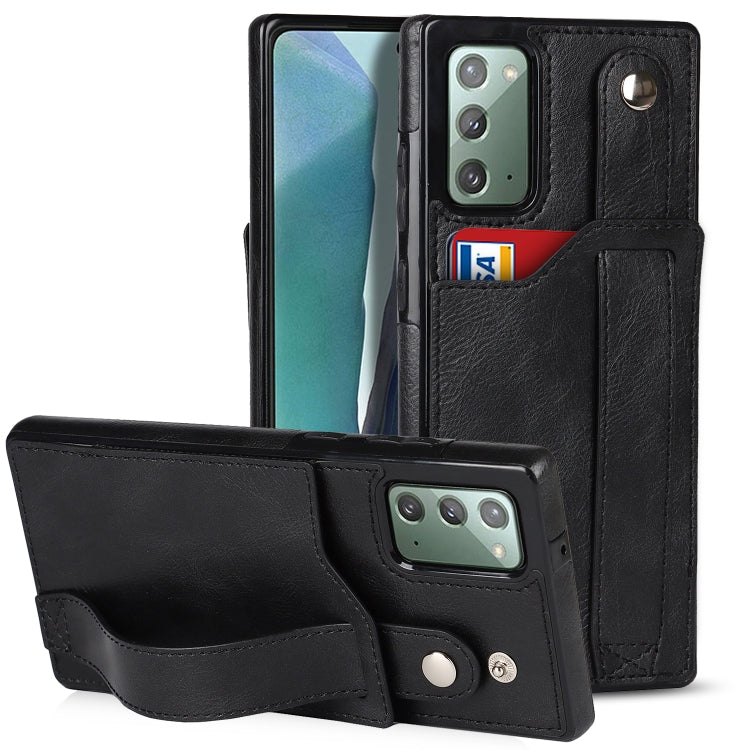 Crazy Horse Texture Shockproof TPU + PU Leather Case with Card Slot & Wrist Strap Holder, For Samsung Galaxy S20 Ultra, For Samsung Galaxy Note20, For Samsung Galaxy Note20 Ultra, For Samsung Galaxy A82 5G, For Samsung Galaxy A72 5G / 4G               ...