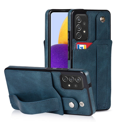 Crazy Horse Texture Shockproof TPU + PU Leather Case with Card Slot & Wrist Strap Holder, For Samsung Galaxy S20 Ultra, For Samsung Galaxy Note20, For Samsung Galaxy Note20 Ultra, For Samsung Galaxy A82 5G, For Samsung Galaxy A72 5G / 4G               ...
