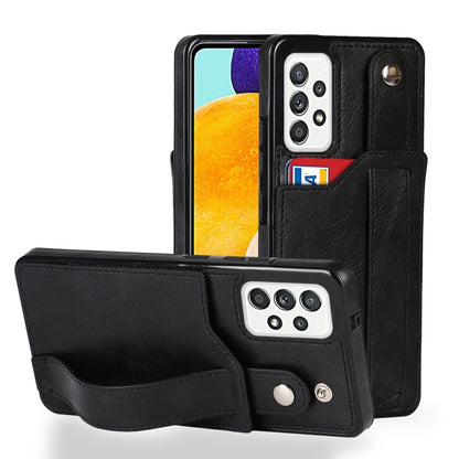 Crazy Horse Texture Shockproof TPU + PU Leather Case with Card Slot & Wrist Strap Holder, For Samsung Galaxy S20 Ultra, For Samsung Galaxy Note20, For Samsung Galaxy Note20 Ultra, For Samsung Galaxy A82 5G, For Samsung Galaxy A72 5G / 4G               ...