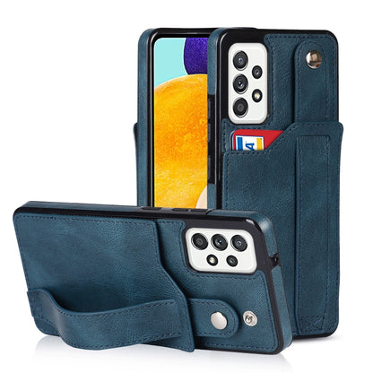 Crazy Horse Texture Shockproof TPU + PU Leather Case with Card Slot & Wrist Strap Holder, For Samsung Galaxy S20 Ultra, For Samsung Galaxy Note20, For Samsung Galaxy Note20 Ultra, For Samsung Galaxy A82 5G, For Samsung Galaxy A72 5G / 4G               ...