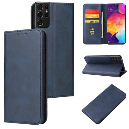 Calf Texture Magnetic Horizontal Flip Leather Case with Holder & Card Slots & Wallet, For Samsung Galaxy S21 5G, For Samsung Galaxy S21+ 5G, For Samsung Galaxy S21 Ultra 5G, For Samsung Galaxy S21 FE, For Samsung Galaxy S20, For Samsung Galaxy S20+    ...