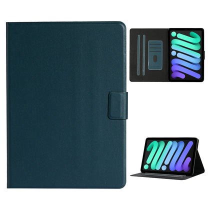 Pure Color Horizontal Flip Leather Case with Card Slots & Holder & Sleep / Wake-up Function, For iPad mini 2024 / mini 6, For iPad mini 6