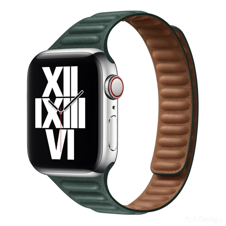 Slimming Loop Magnetic Replacement Watchband For Apple Watch Series, 7 41mm / 6&SE&5&4 40mm / 3&2&1 38mm, 7 45mm / 6&SE&5&4 44mm / 3&2&1 42mm