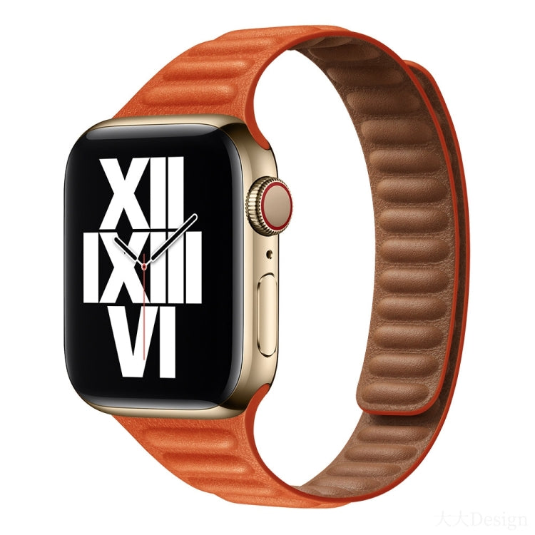 Slimming Loop Magnetic Replacement Watchband For Apple Watch Series, 7 41mm / 6&SE&5&4 40mm / 3&2&1 38mm, 7 45mm / 6&SE&5&4 44mm / 3&2&1 42mm