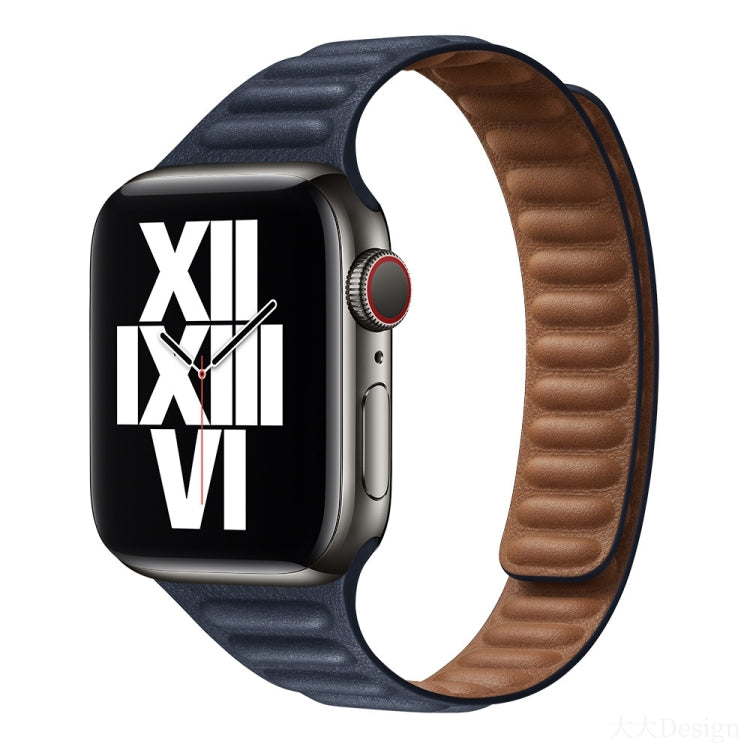 Slimming Loop Magnetic Replacement Watchband For Apple Watch Series, 7 41mm / 6&SE&5&4 40mm / 3&2&1 38mm, 7 45mm / 6&SE&5&4 44mm / 3&2&1 42mm