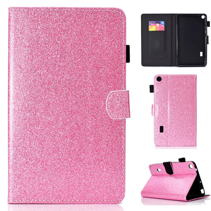 Varnish Glitter Powder Horizontal Flip Leather Case with Holder & Card Slot, For Huawei MediaPad M6 8.4, For Huawei MediaPad M6 10.8, For Huawei MediaPad T3 7.0, For Huawei MediaPad T3 10.0, For Huawei MediaPad T5, For iPad 10.2 / 10.5, For iPad 2 / 3 ...