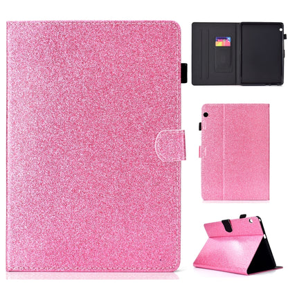 Varnish Glitter Powder Horizontal Flip Leather Case with Holder & Card Slot, For Huawei MediaPad M6 8.4, For Huawei MediaPad M6 10.8, For Huawei MediaPad T3 7.0, For Huawei MediaPad T3 10.0, For Huawei MediaPad T5, For iPad 10.2 / 10.5, For iPad 2 / 3 ...
