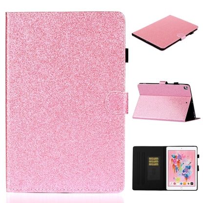 Varnish Glitter Powder Horizontal Flip Leather Case with Holder & Card Slot, For Huawei MediaPad M6 8.4, For Huawei MediaPad M6 10.8, For Huawei MediaPad T3 7.0, For Huawei MediaPad T3 10.0, For Huawei MediaPad T5, For iPad 10.2 / 10.5, For iPad 2 / 3 ...