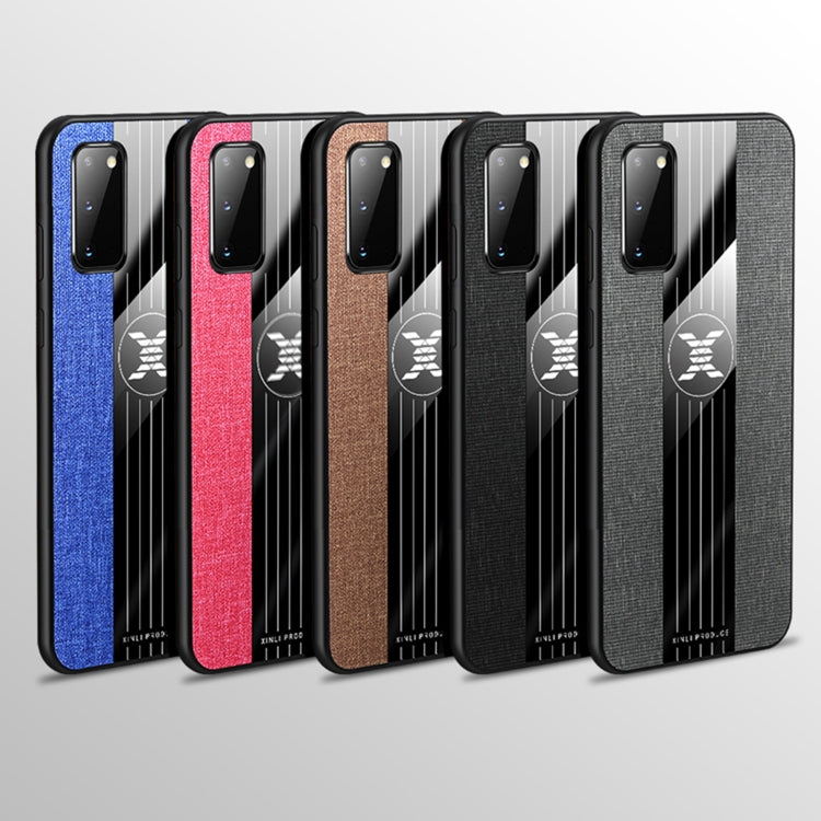 XINLI Stitching Cloth Textue Shockproof TPU Protective Case with Ring Holder, For Samsung Galaxy S20, For Samsung Galaxy S20 FE, For Samsung Galaxy S20+, For Samsung Galaxy S20 Ultra, For Samsung Galaxy S21 5G, For Samsung Galaxy S21 Ultra 5G          ...