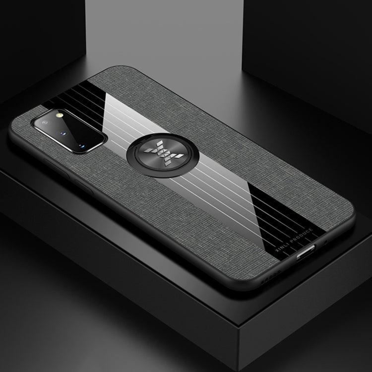 XINLI Stitching Cloth Textue Shockproof TPU Protective Case with Ring Holder, For Samsung Galaxy S20, For Samsung Galaxy S20 FE, For Samsung Galaxy S20+, For Samsung Galaxy S20 Ultra, For Samsung Galaxy S21 5G, For Samsung Galaxy S21 Ultra 5G          ...