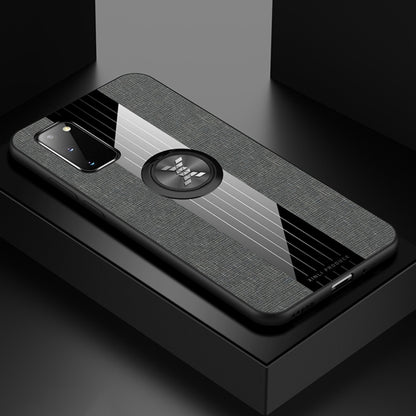 XINLI Stitching Cloth Textue Shockproof TPU Protective Case with Ring Holder, For Samsung Galaxy S20, For Samsung Galaxy S20 FE, For Samsung Galaxy S20+, For Samsung Galaxy S20 Ultra, For Samsung Galaxy S21 5G, For Samsung Galaxy S21 Ultra 5G          ...